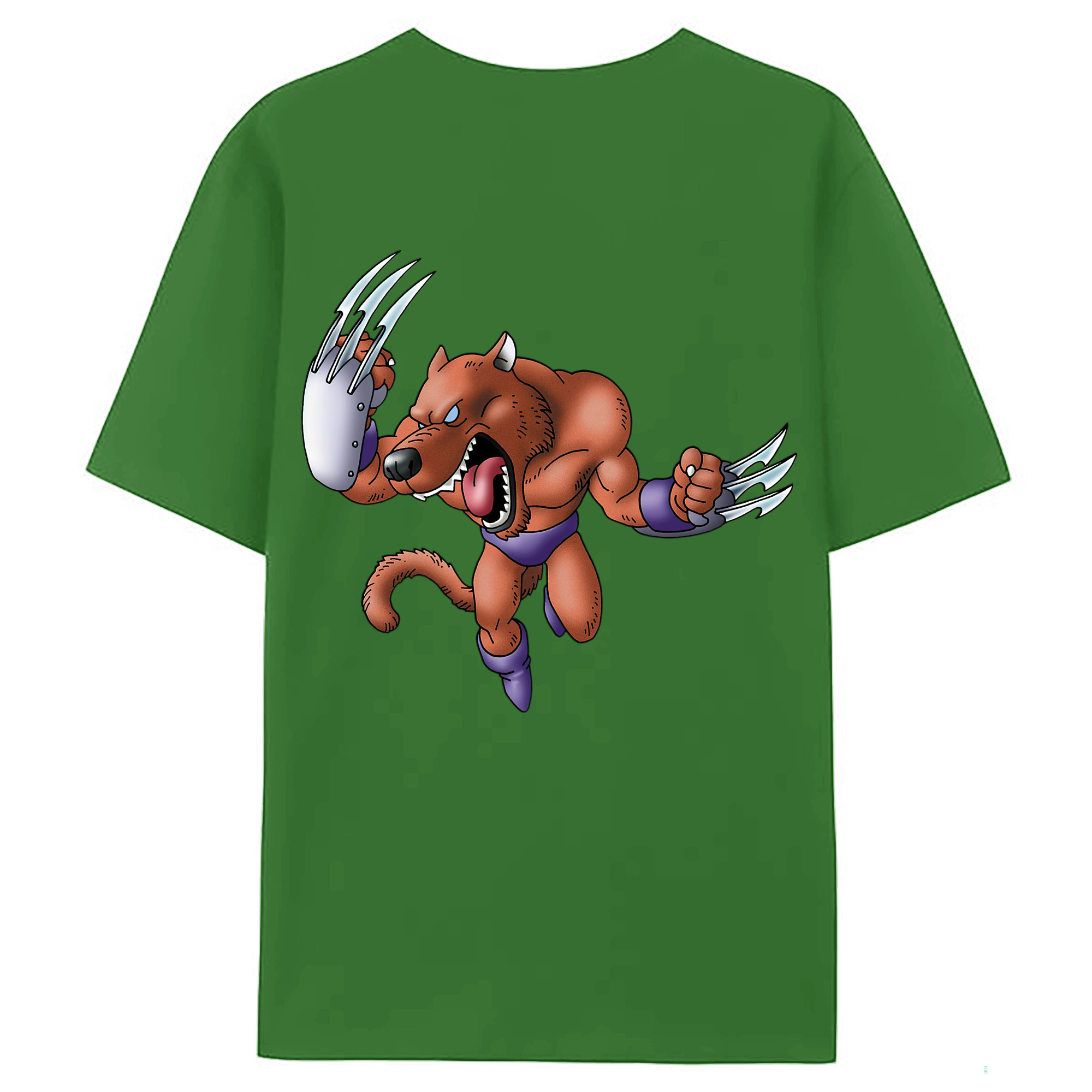 （画像用） ドラゴンクエスト Doragon Kuesuto Dragon Quest レディース半袖Tシャツ(バックプリント)